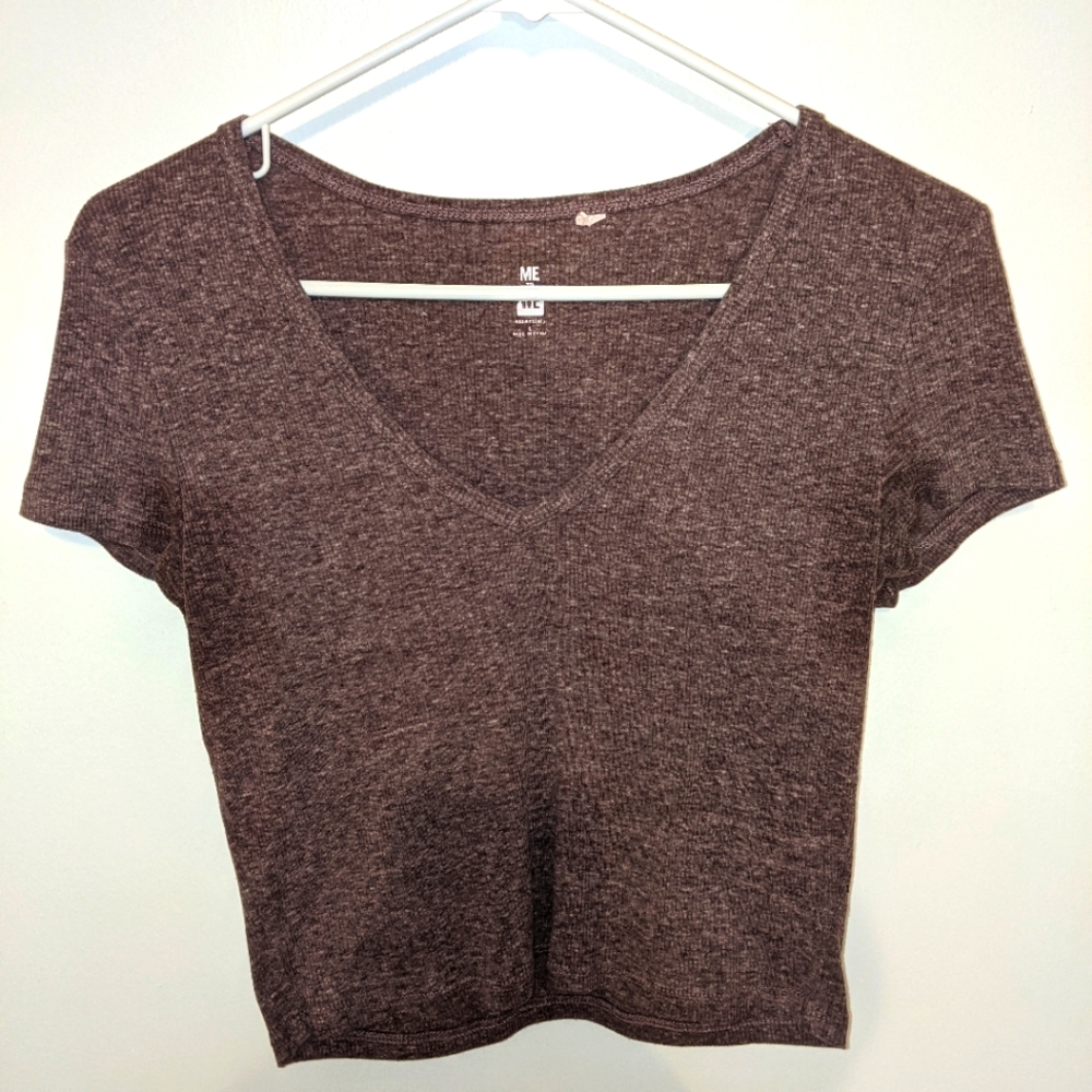 Purple Pac Sun Crop Top